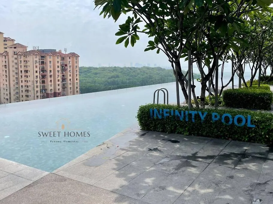 Urban Modern3Br Cityview 7Pax Infinity Pool George Town Apartment