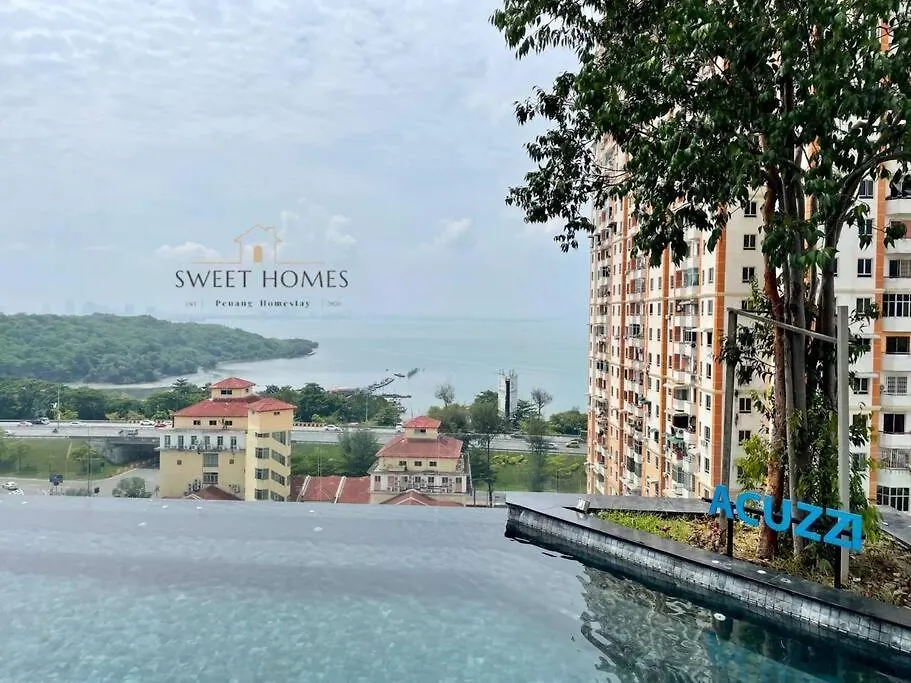 Apartment Urban Modern3Br Cityview 7Pax Infinity Pool George Town